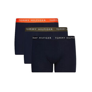 Tommy Hilfiger pánské tmavěmodré boxerky 3 pack - XL (0UG)